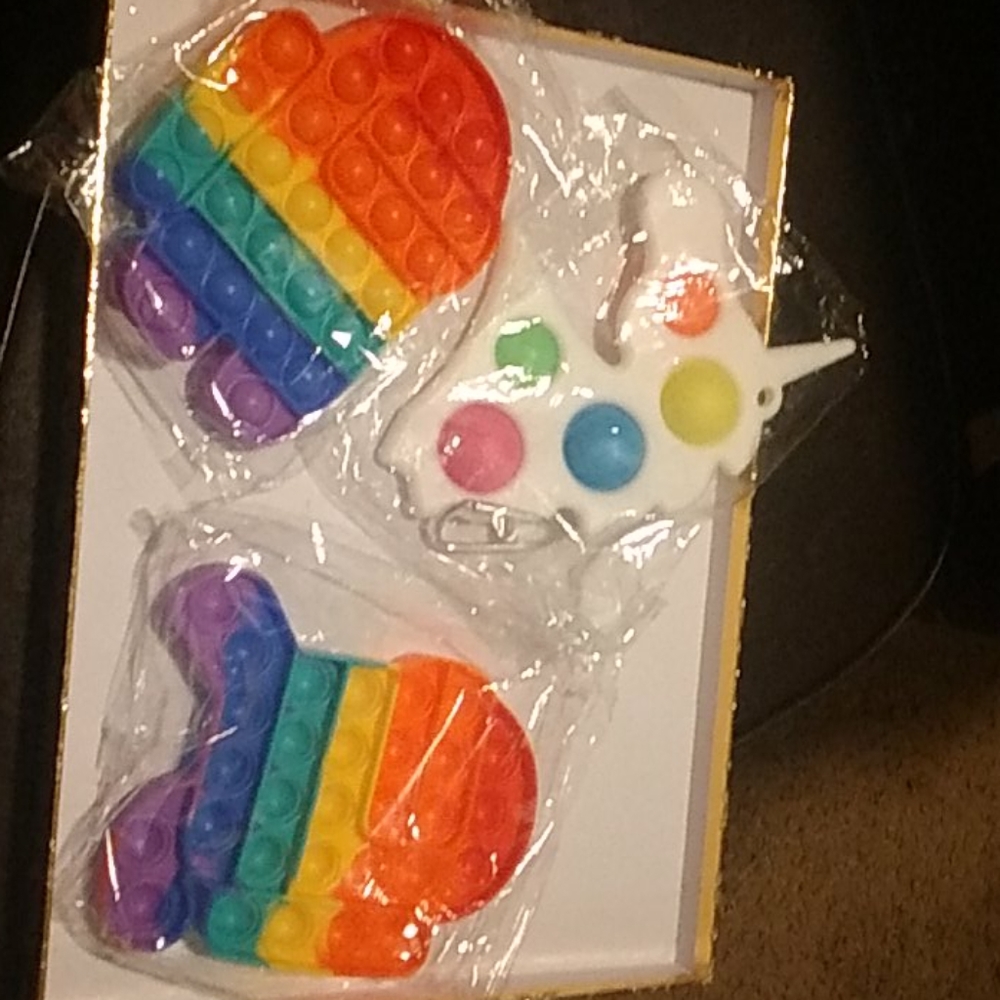 Dimple fidget toys / Poppets: Unicorn, Among us